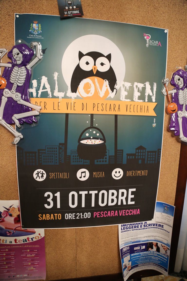 Pescara, tutto pronto per la notte di Halloween nel centro storico
