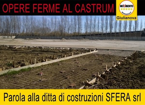 Giulianova, lavori Castrum: M5S incontra la ditta ‘rimossa’