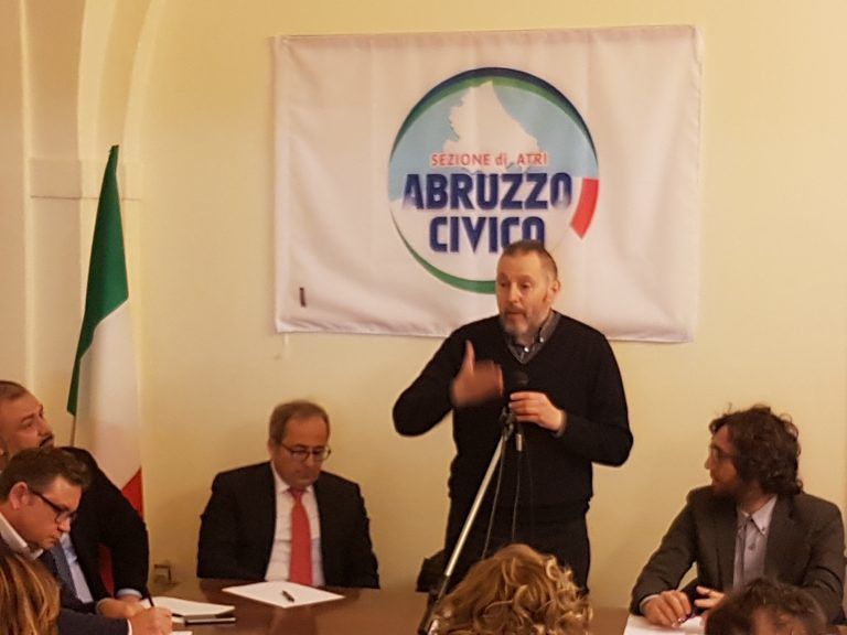 Atri, Abruzzo Civico incontra i cittadini: “Ripartire dal territorio”