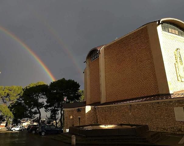 Doppio arcobaleno a Francavilla FOTO