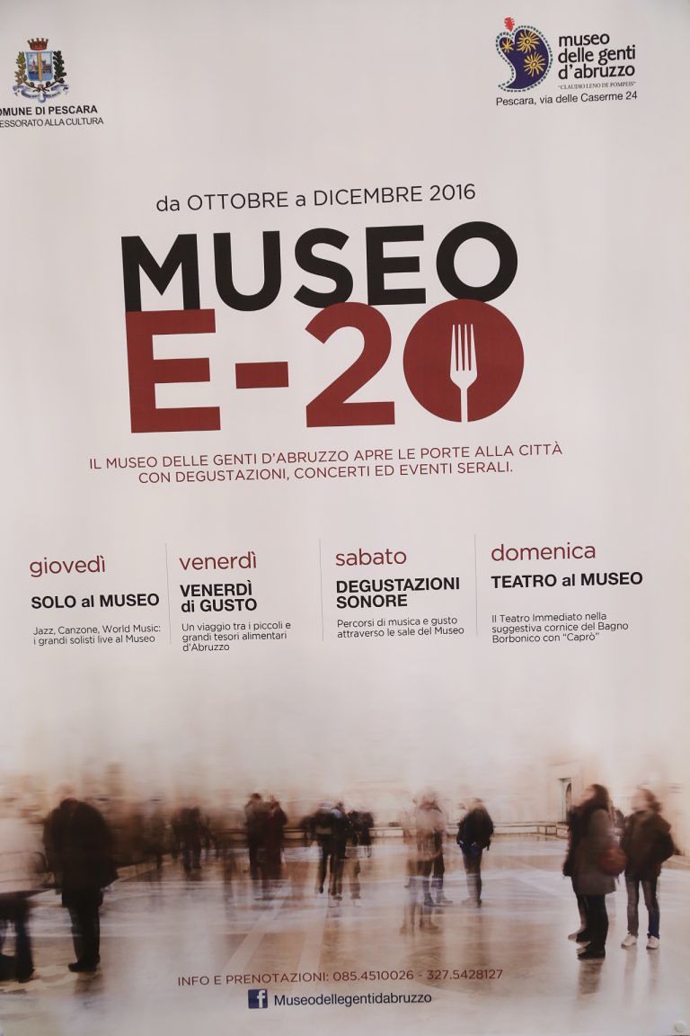 Pescara, musica e buon cibo al Museo delle Genti d’Abruzzo