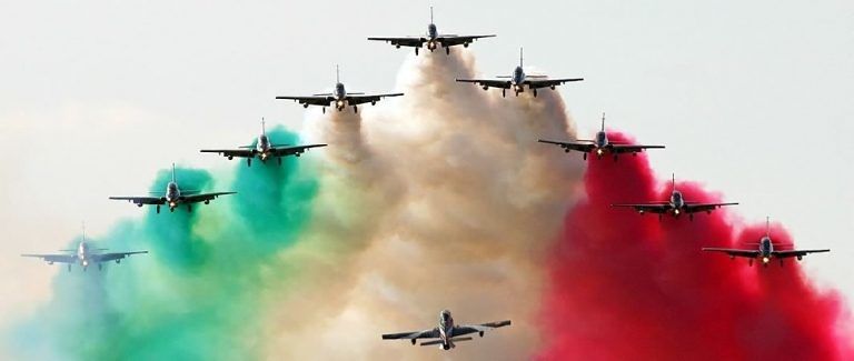 Alba Adriatica, Air Show: le Frecce Tricolori in azione nelle prove VIDEO