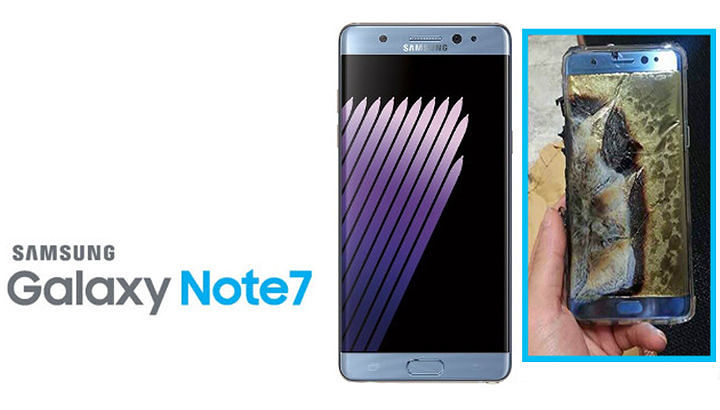 La batteria del Samsung Note 7 potrebbe esplodere, stop alle vendite