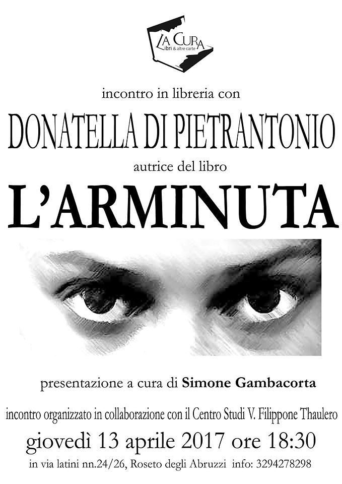 Roseto, Donatella Di Pietrantonio presenta L’Arminuta a La Cura