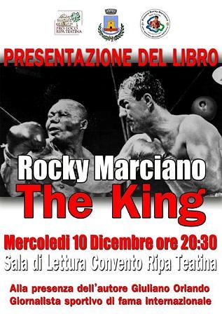 A Ripa Teatina presentazione di ‘The King’, libro su Rocky Marciano