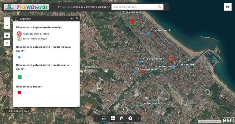 Pescara, inquinamento acustico in quattro zone su cinque