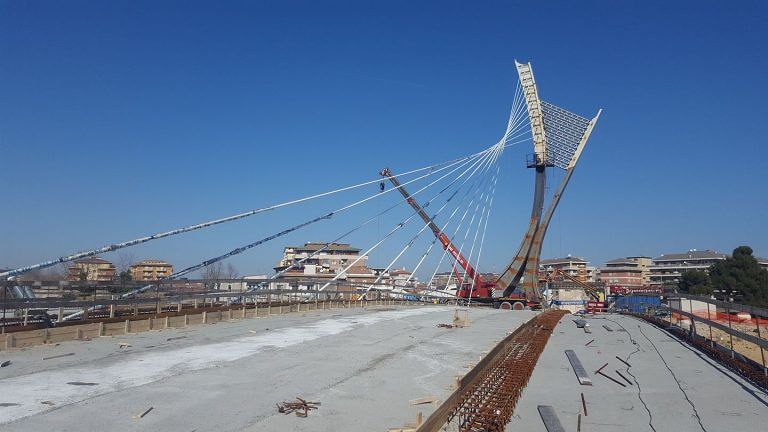 Pescara, Ponte Nuovo verso il completamento: chiuse le strade nei pressi del cantiere