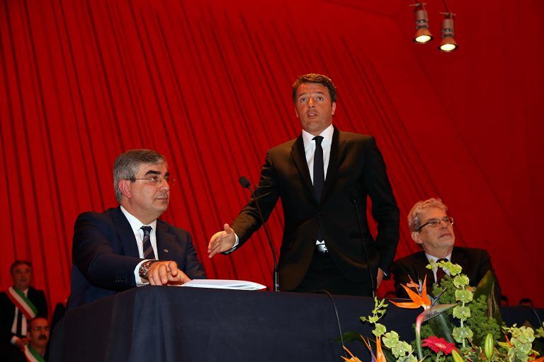 Masterplan Abruzzo, Renzi firma le convenzioni