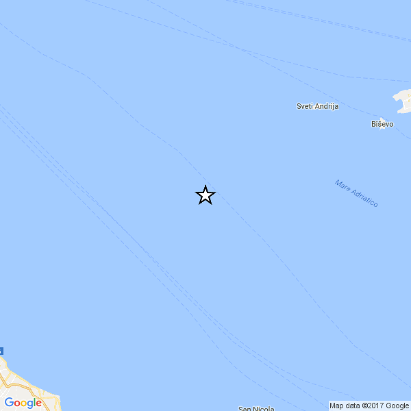 Abruzzo, scossa di terremoto in mare aperto