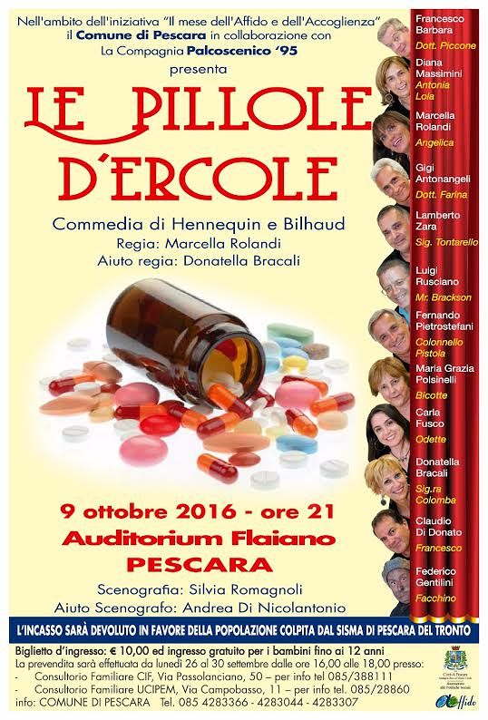 Pescara, Mese dell’Affido: spettacolo teatrale e raccolta fondi
