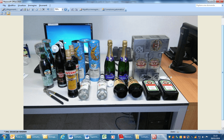 Pescara, prepara un party per Pasquetta rubando alcolici al supermercato