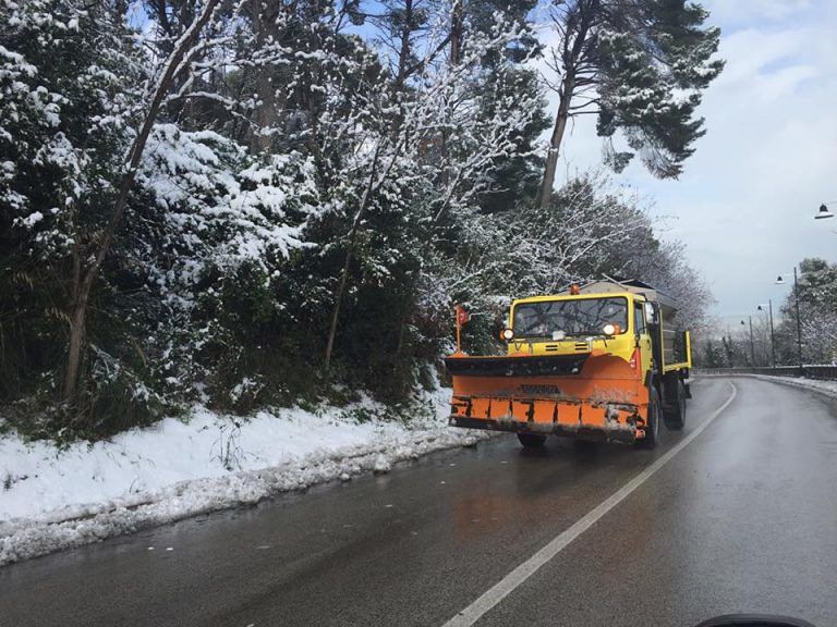 Allerta neve, pronte 110 tonnellate di sale per Pescara e dintorni