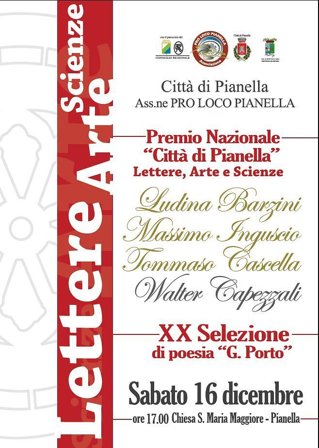 Premio ‘Città di Pianella’: Rosone d’oro e d’argento ai finalisti