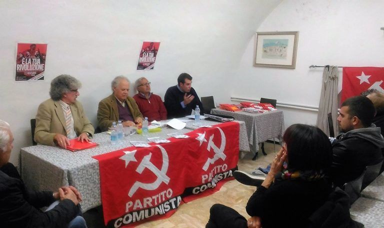 Teramo, celebrato dal Partito Comunista il centenario della Rivoluzione Sovietica
