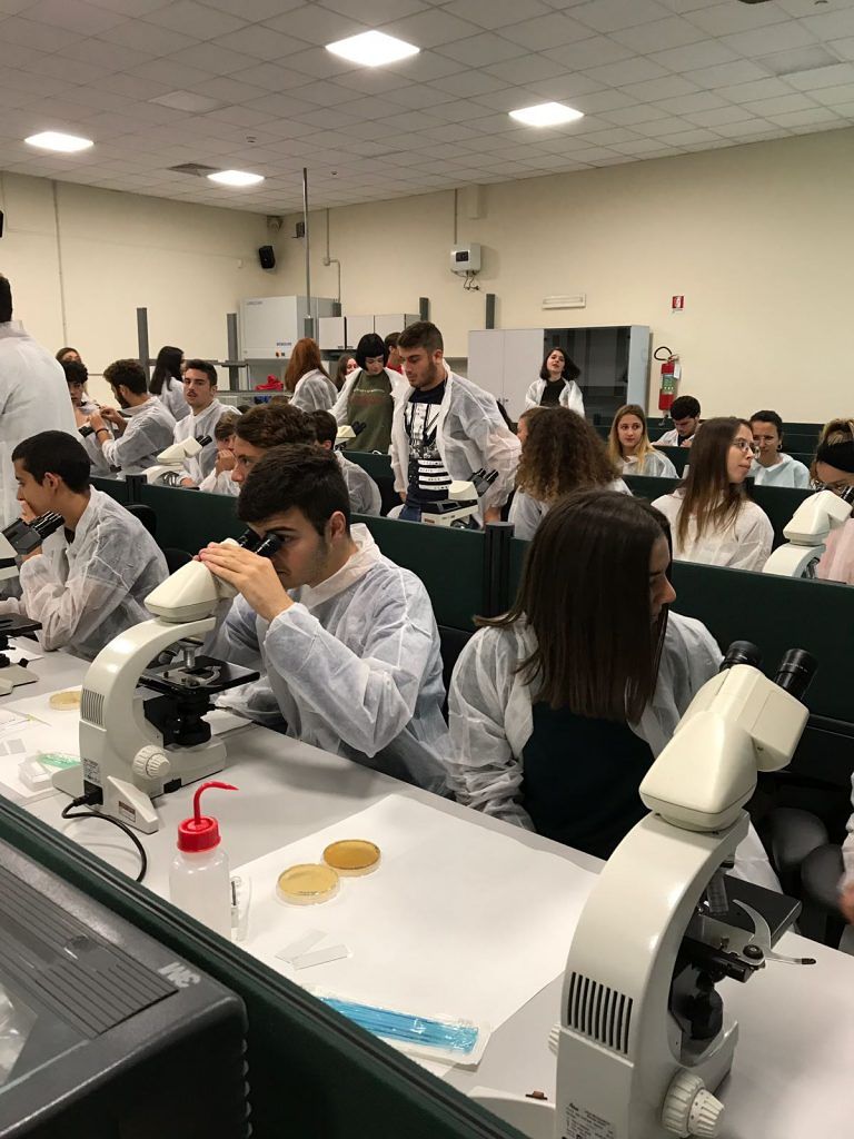 Giulianova, studenti del Liceo Curie ricercatori per un giorno al Laboratorio Barone FOTO