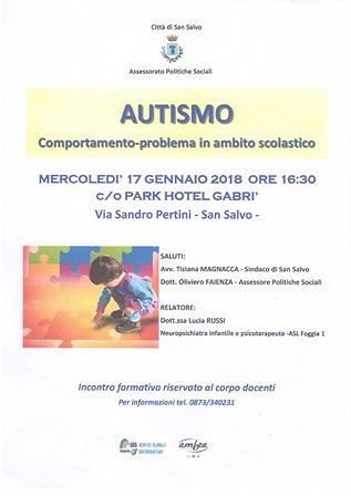 San Salvo, autismo: incontro formativo per i docenti