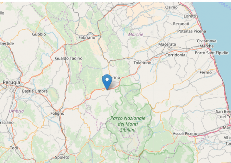 Terremoto, forte scossa nel maceratese (4.7): la terra trema anche in Abruzzo