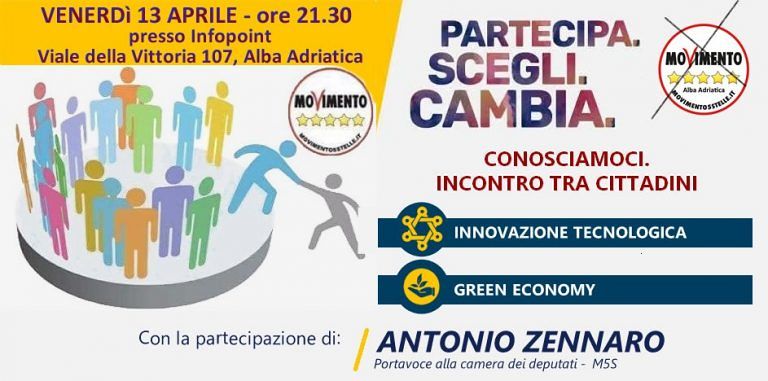 Alba Adriatica, innovazione e green economy nell’assemblea M5S