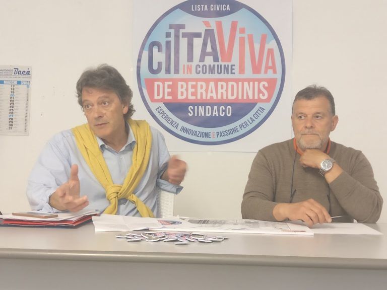 Elezioni Alba Adriatica, accordo De Berardinis-Saccomandi: progetto civico senza etichette politiche FOTO VIDEO