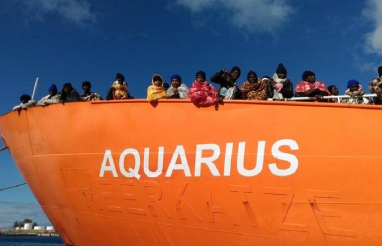 Aquarius: la nave attraccherà a Valencia