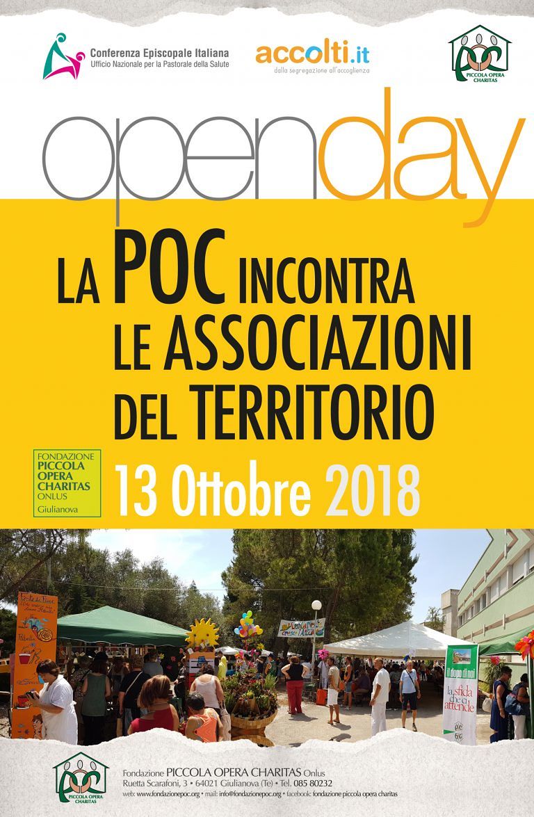 Giulianova, open day alla Piccola Opera Charitas