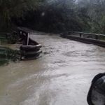 Chieti, maltempo: crollato ponte in via Forlanini e infiltrazioni d'acqua e crolli all'Università FOTO