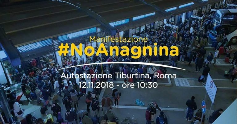 Terminal bus all’Anagnina: anche l’Anci Abruzzo aderisce alla manifestazione