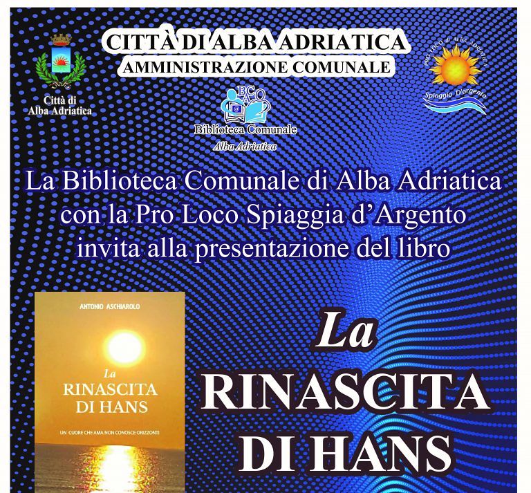 Alba Adriatica, “la rinascita di Hans”: presentazione del romanzo breve a Villa Flaiani