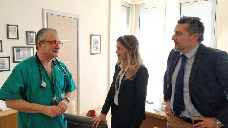 Giulianova, visita ispettiva del M5S all’ospedale