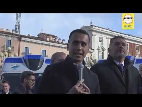 Luigi Di Maio a L’Aquila al Restitution Day VIDEO