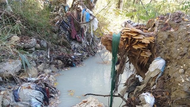 Guardiagrele: esposto sul disastro del Torrente Laio, il ‘fiume di plastica’ VIDEO