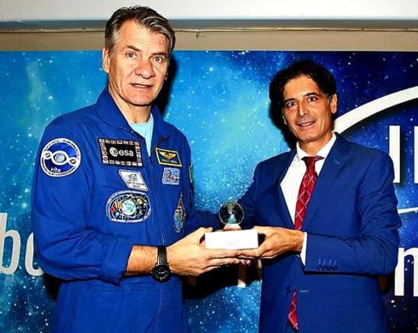 Premio Scienza Giovani all’astronauta Paolo Nespoli dalla Società Italiana della Scienza e dell’Ingegneria