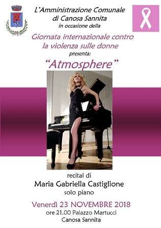 Canosa Sannita, concerto contro la violenza sulle donne di Maria Gabriella Castiglione