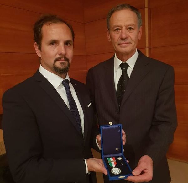 Roseto, Diego Gasperini premiato dal Coni per il Merito Tecnico Sportivo