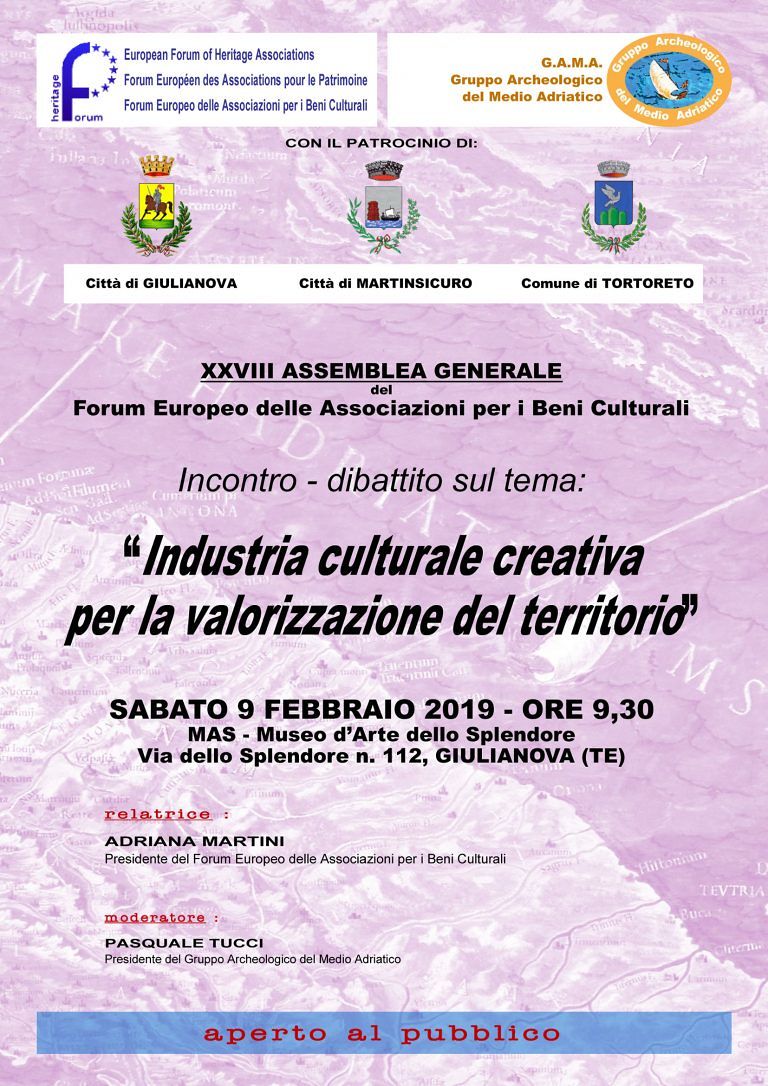 Martinsicuro, Forum Europeo delle Associazione per i beni culturali