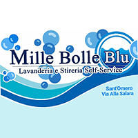 Sabato 23 Feb dalle ore 17 Apertura Lavanderia e Stireria Self Service Mille Bolle Blu a S.Omero
