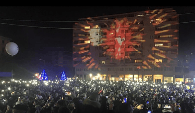 Pescara, riparte il videomapping in piazza Salotto con Explosion VIDEO