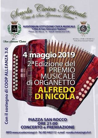 San Giovanni Teatino, Premio Musicale di Organetto ‘Alfredo Di Nicola’