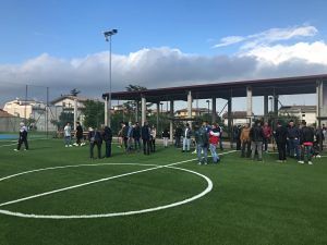 Sant'Omero, inaugurato oggi il campo sportivo di Garrufo dopo la riqualificazione