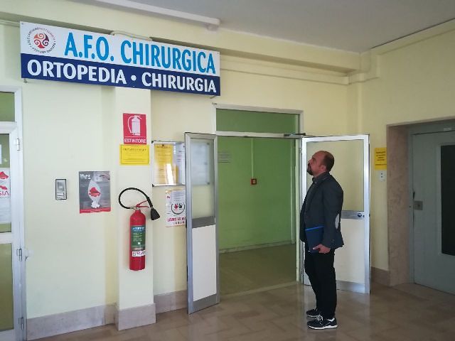 Ospedale di Atessa, il blitz di Taglieri: ‘Struttura abbandonata dalla politica’