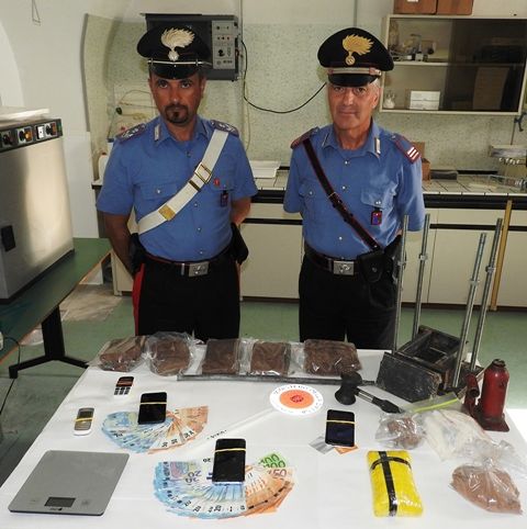 Traffico di droga stroncato a Chieti dai carabinieri del Comando Provinciale