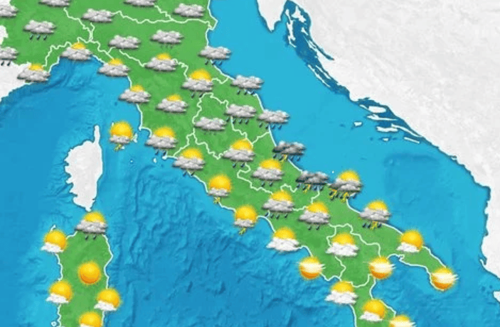 Meteo, allerta gialla in Abruzzo: vento e temporali. Calano le temperature