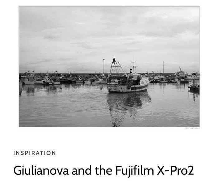 Il porto di Giulianova su una rivista internazionale di fotografia