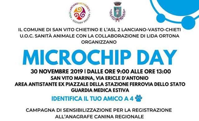 Cani, ‘Microchip Day’ a San Vito Marina