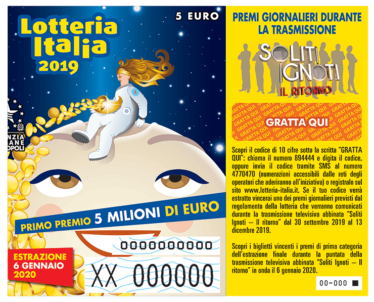 Lotteria Italia: in Abruzzo “piovono” 180 mila euro. I biglietti vincenti