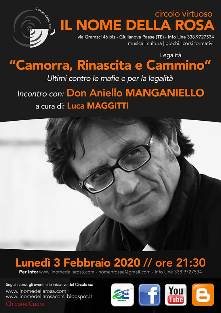 Giulianova, due appuntamenti con Don Aniello Manganiello