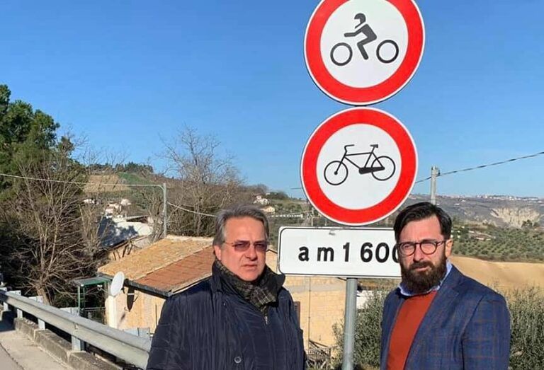 Città Sant’Angelo, la Provinciale riapre a moto e bici