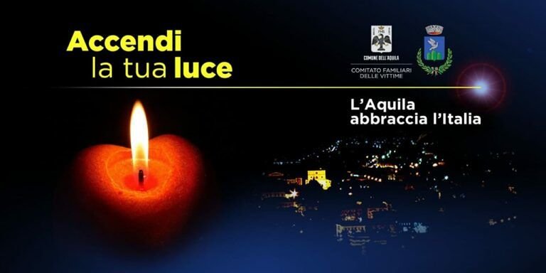 Accendi la tua luce: il Comune di Tortoreto aderisce all’iniziativa per commemorare le vittime del sisma