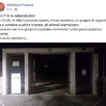Teramo, Villa Comunale aperta di notte: botta e risposta tra ex "alleati"