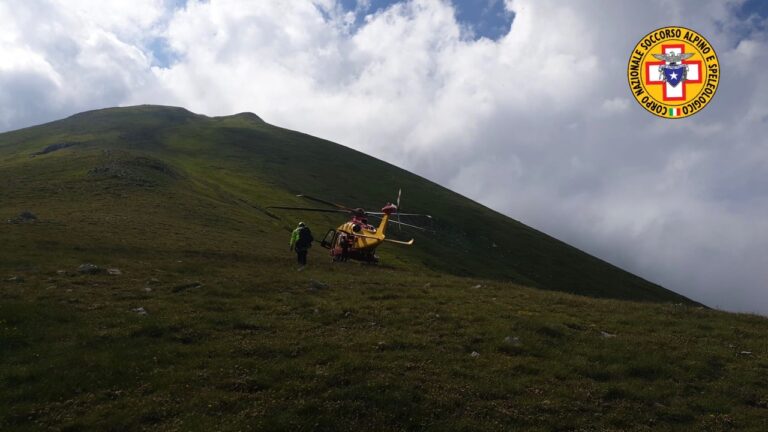 Infortunio sul monte Siella: donna di Castiglione soccorsa dall’elicottero
